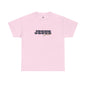 JESUS, Son of God - Varsity T-Shirt - Blauwe Letters