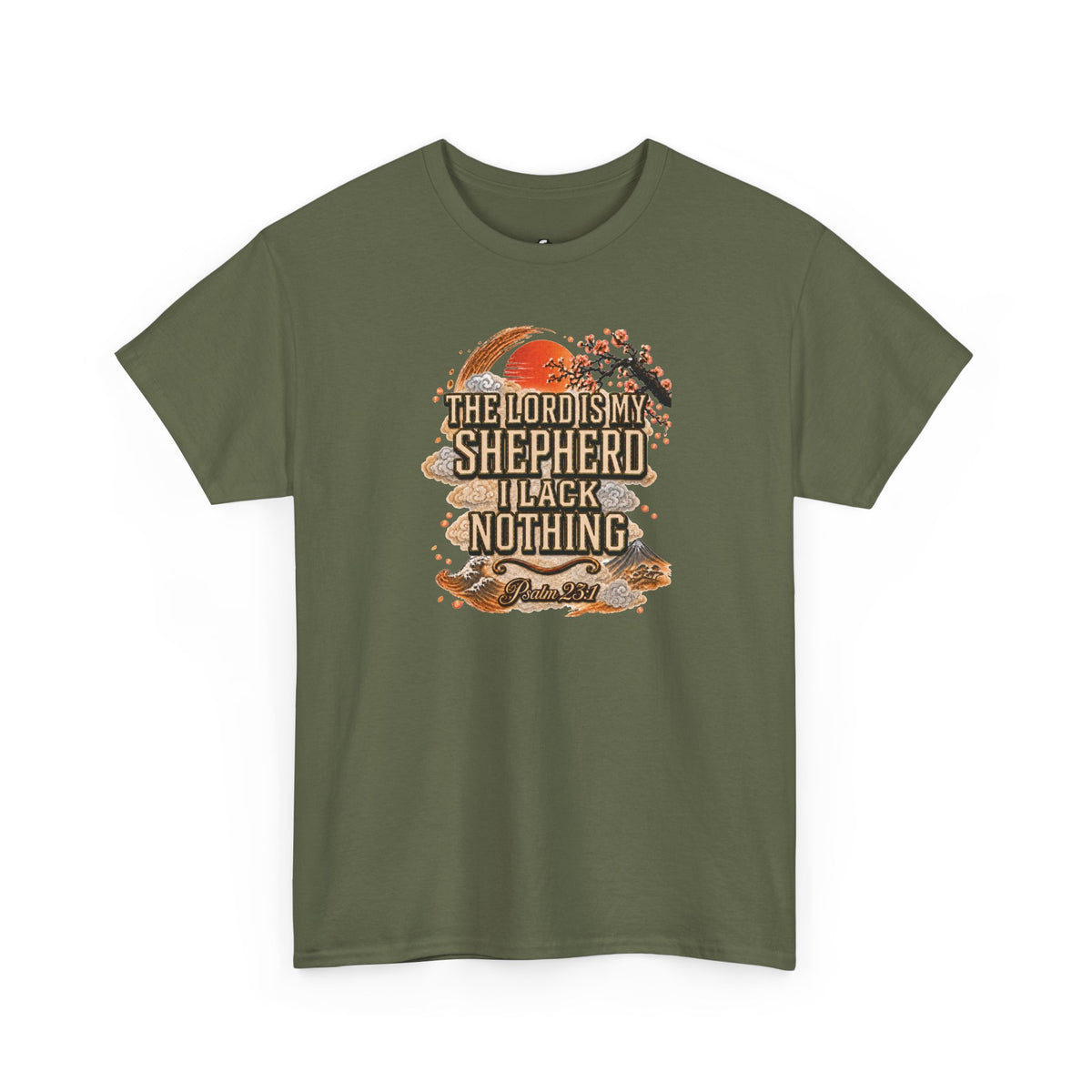 'The Lord Is My Shepherd' Psalm 23:1 - Graphic T-Shirt — Limited Edition