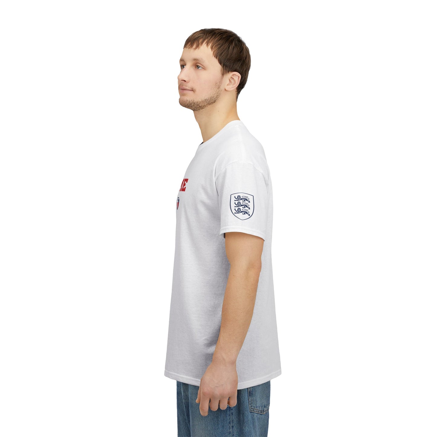 ONE KING — England World Cup Edition Sports T-Shirt (personalized with your own name and number)
