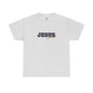 JESUS, Son of God - Varsity T-Shirt - Blauwe Letters