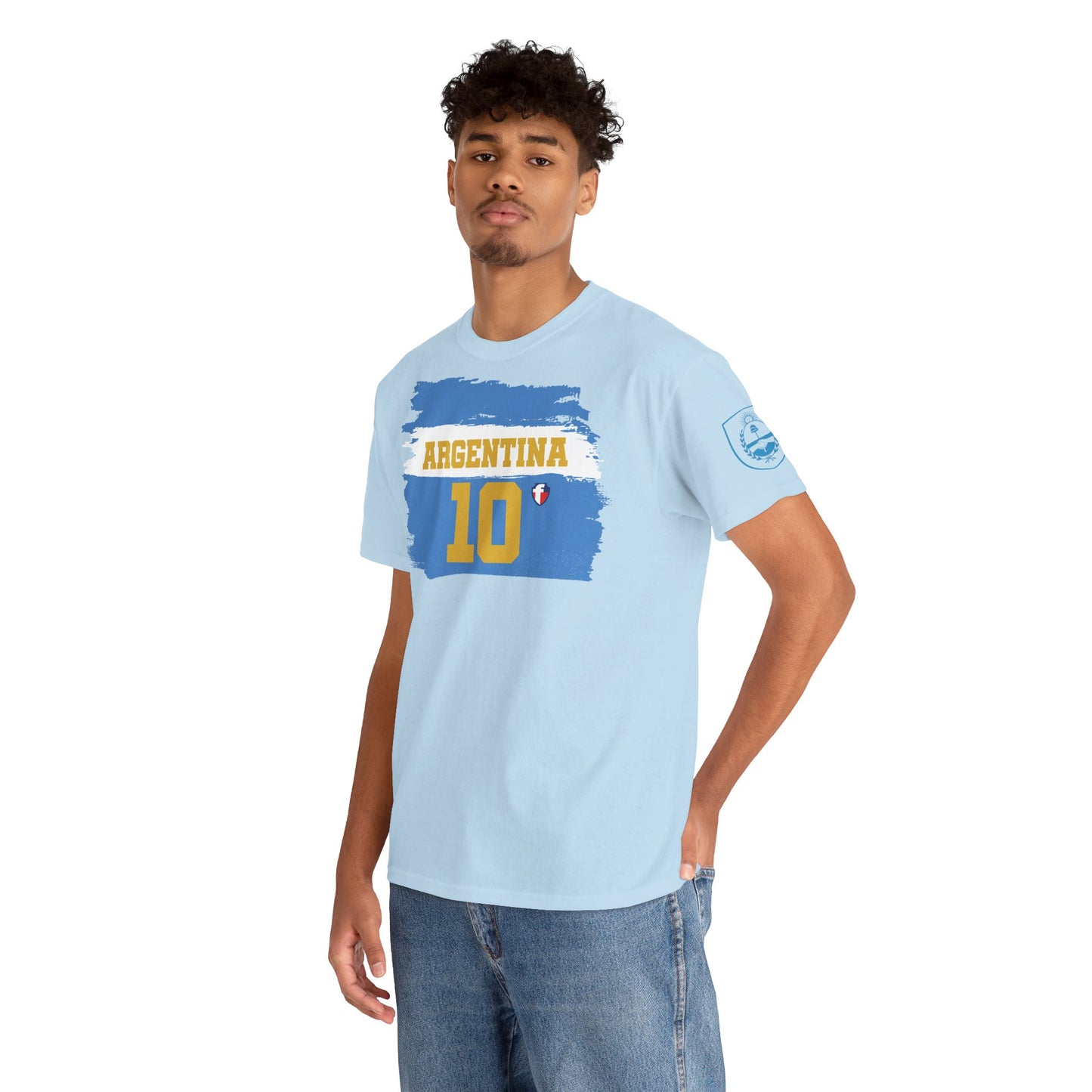 The Greatest Name – Phil. 2:9 | Argentina World Cup Edition | Personalized T-shirt