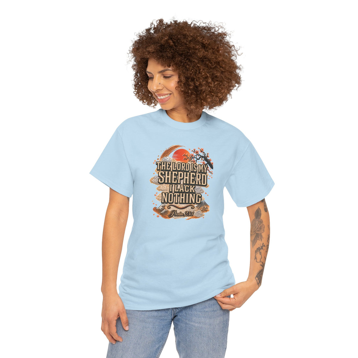 'The Lord Is My Shepherd' Psalm 23:1 - Graphic T-Shirt — Limited Edition