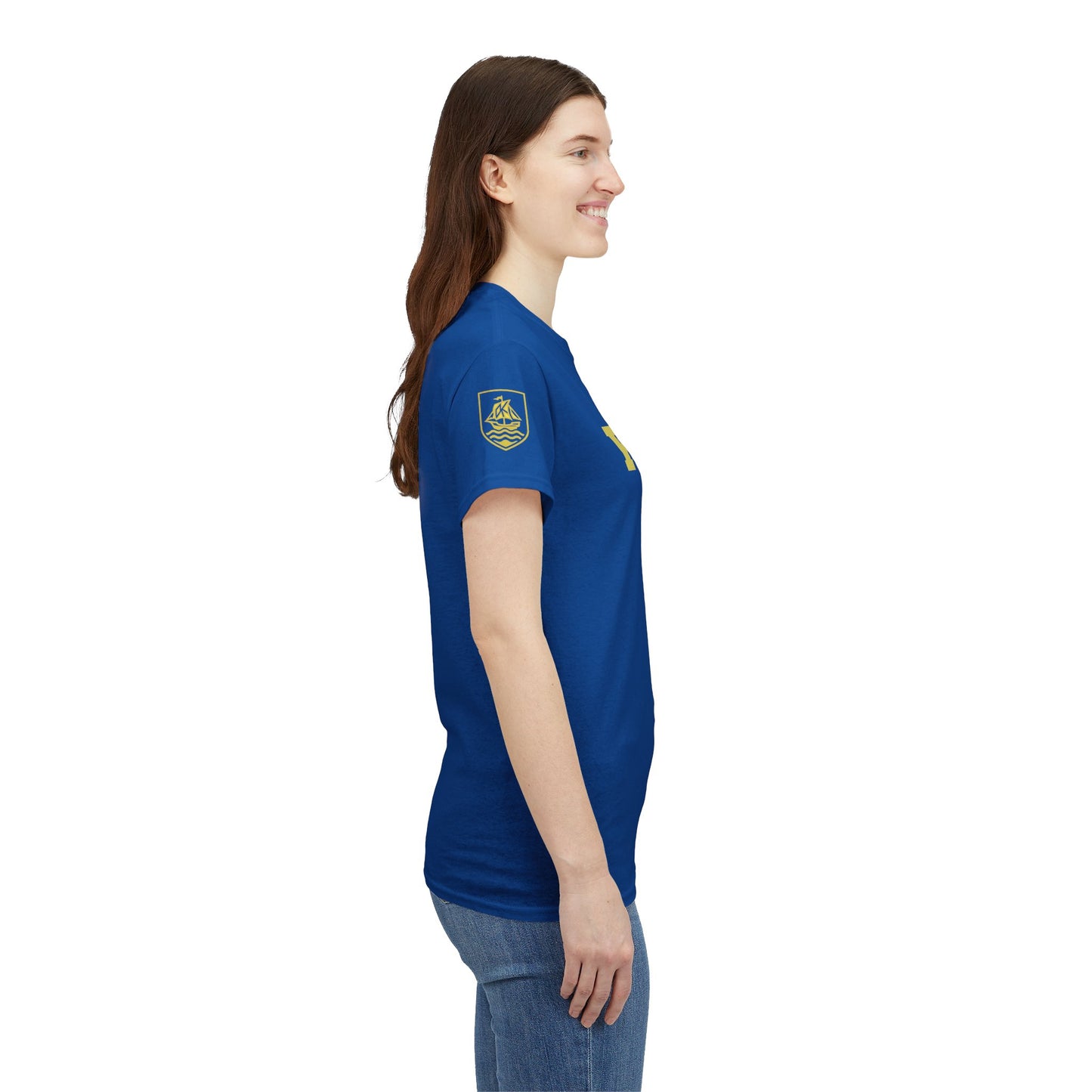 'Play For His Glory' Curaçao Blauw voetbalshirt - WK nummer (met gepersonaliseerde naam en rugnummer)