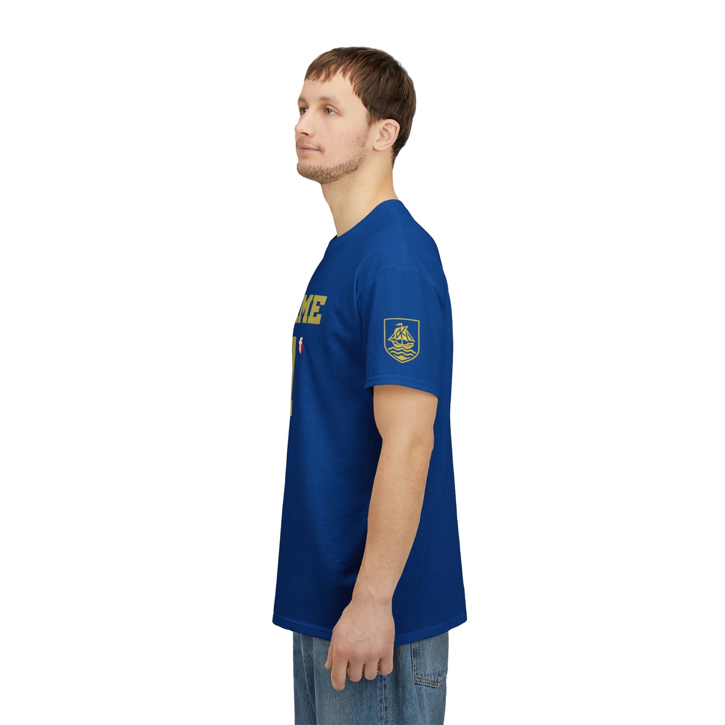 'Play For His Glory' Curaçao Blauw voetbalshirt - WK nummer (met gepersonaliseerde naam en rugnummer)