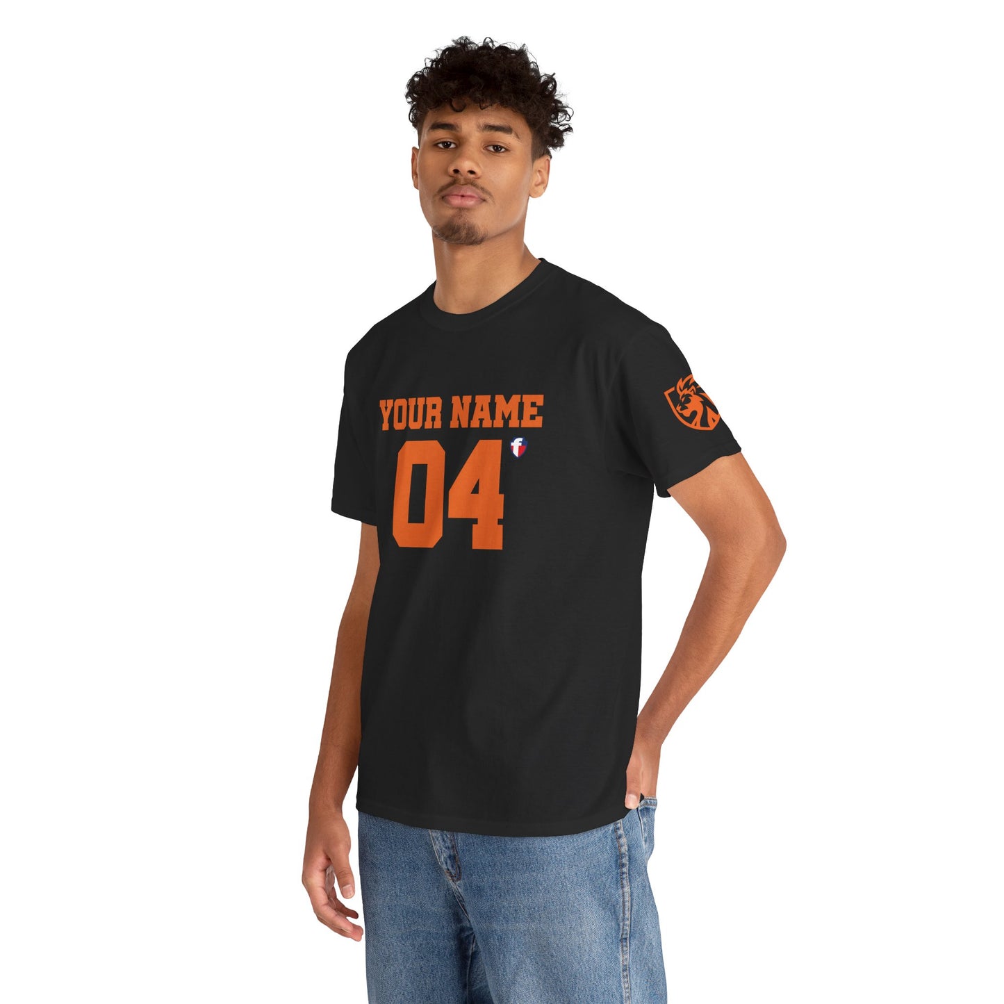 ‘Jesus Is My Goal’- Oranje Ontwerp - Voetbal Nederlands WK-T-shirt  (met gepersonaliseerde naam en nummer)