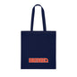 'Blessed' Cotton Tote — Minimalist faith tote bag with ‘BLESSED’ text and Focall emblem