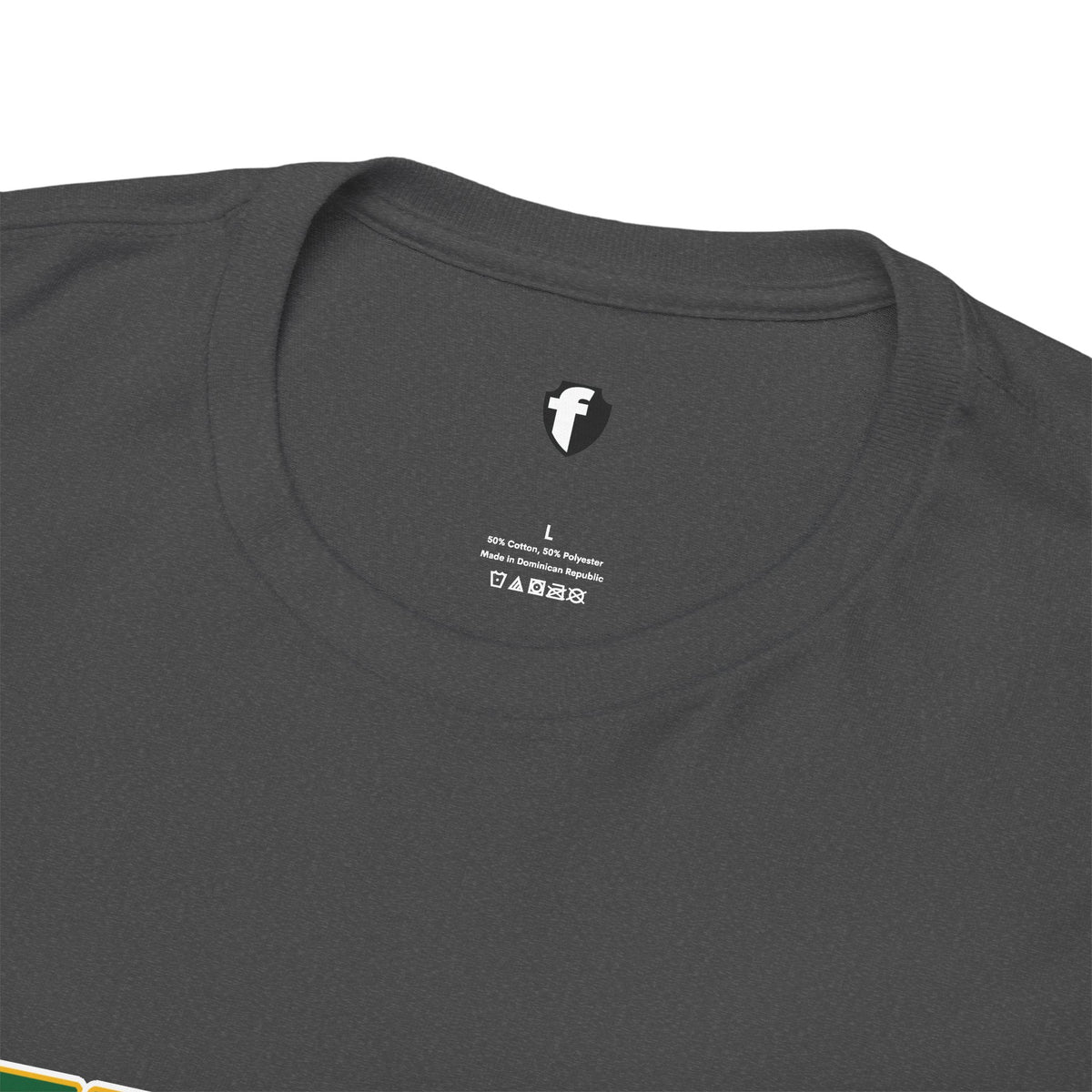 JESUS, Son of God - Varsity T-Shirt - Green Letters