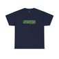 JESUS, Son of God - Varsity T-Shirt - Green Letters