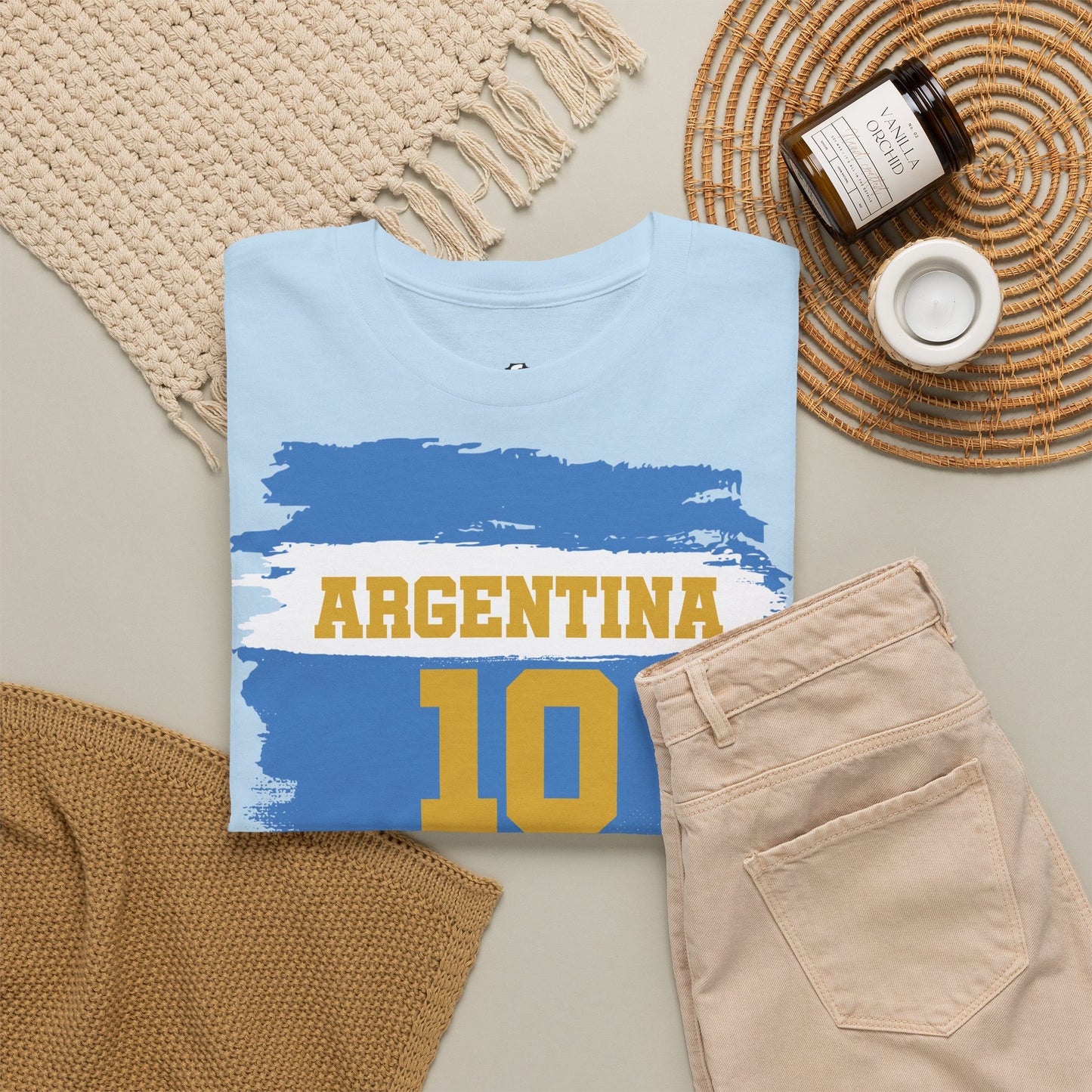 The Greatest Name – Phil. 2:9 | Argentina World Cup Edition | Personalized T-shirt