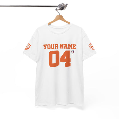 ‘Jesus Is My Goal’- Oranje Ontwerp - Voetbal Nederlands WK-T-shirt  (met gepersonaliseerde naam en nummer)