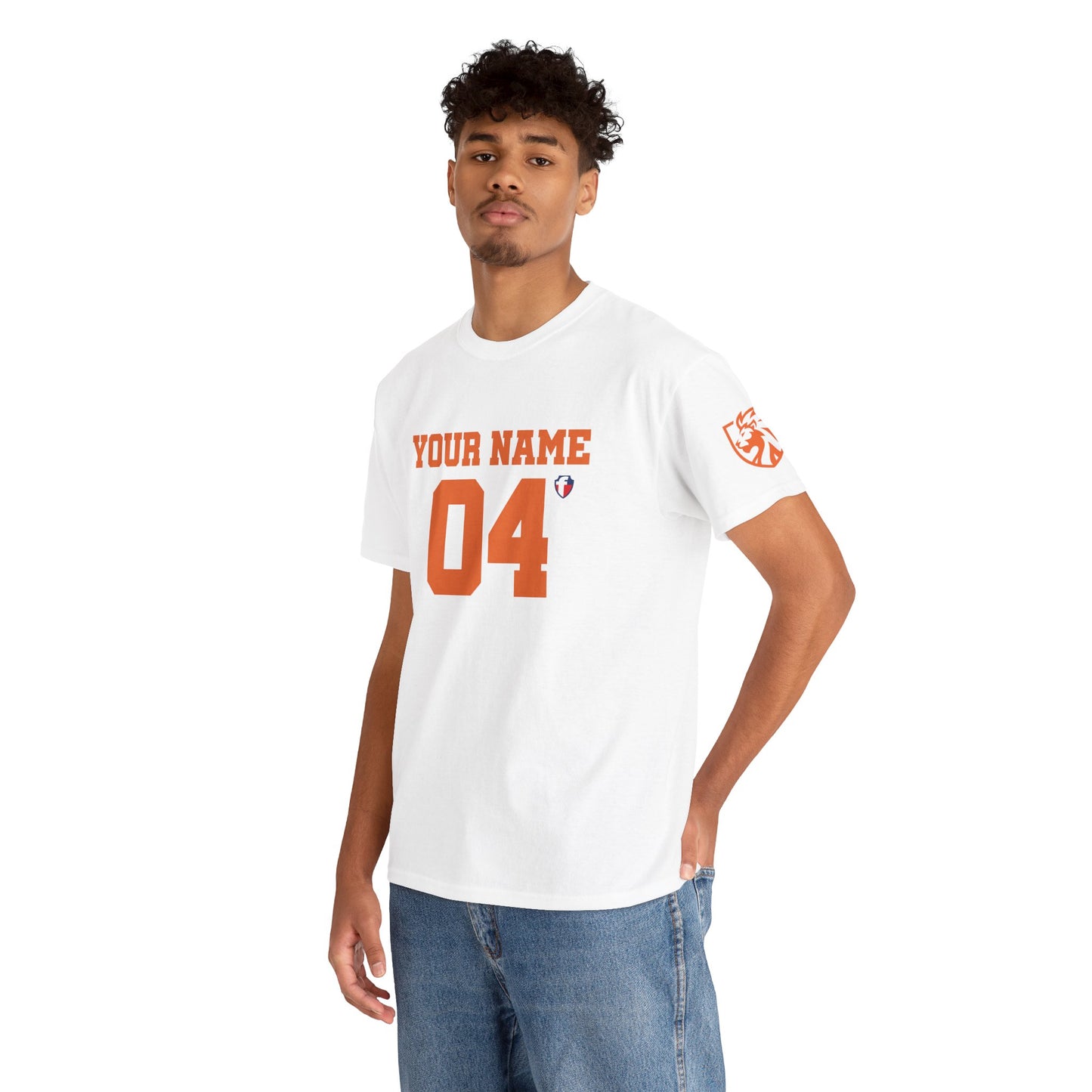 ‘Jesus Is My Goal’- Oranje Ontwerp - Voetbal Nederlands WK-T-shirt  (met gepersonaliseerde naam en nummer)