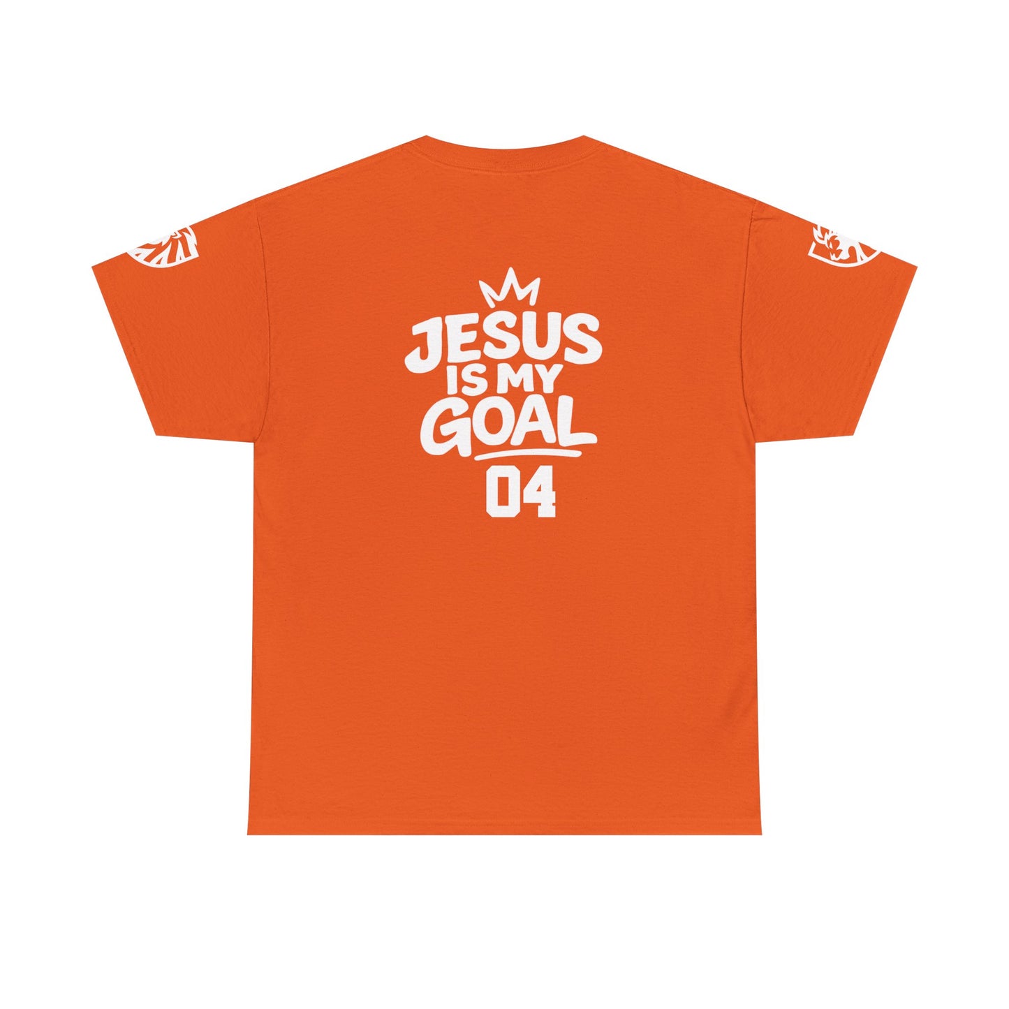 'Jesus Is My Goal'  — Nederlands Oranje voetbalshirt — WK-nummer (met gepersonaliseerde naam en nummer)