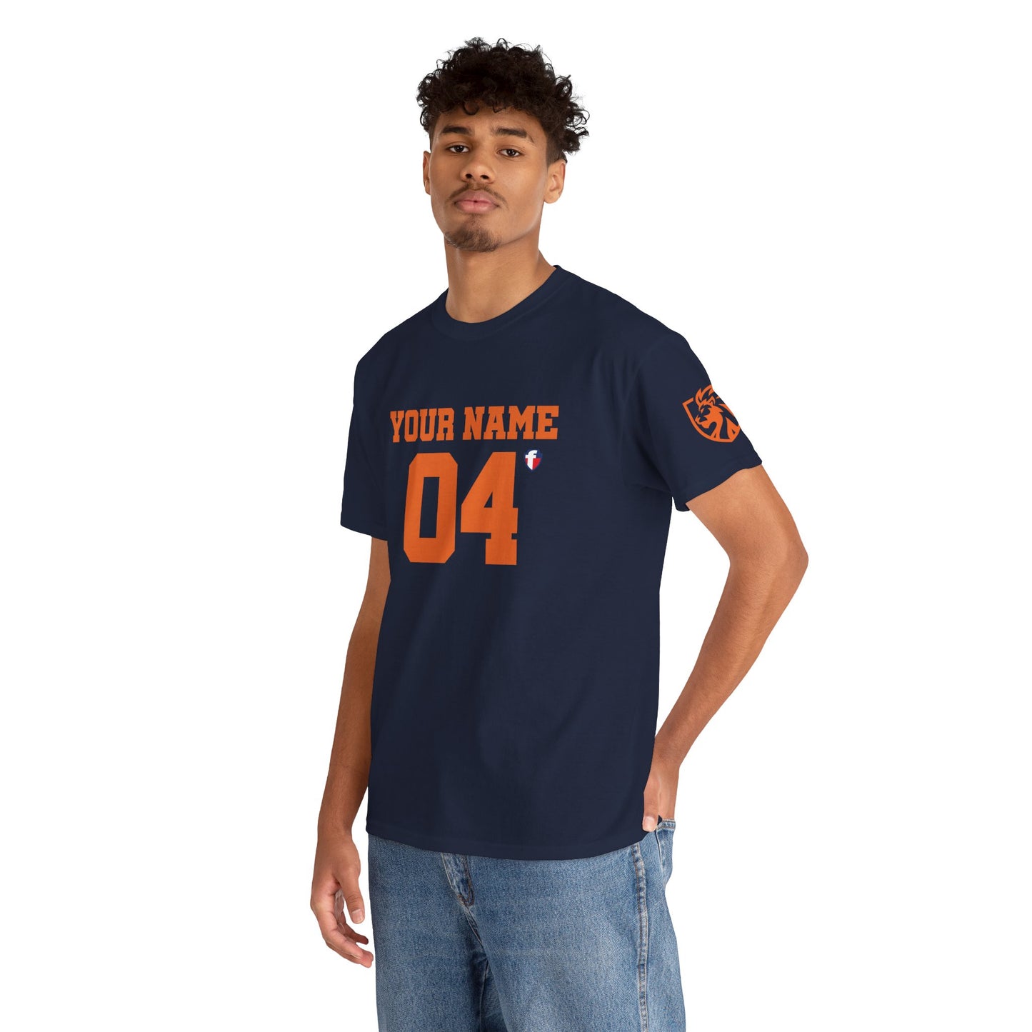 ‘Jesus Is My Goal’- Oranje Ontwerp - Voetbal Nederlands WK-T-shirt  (met gepersonaliseerde naam en nummer)