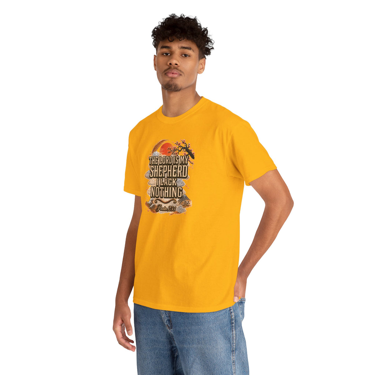 'The Lord Is My Shepherd' Psalm 23:1 - Graphic T-Shirt — Limited Edition