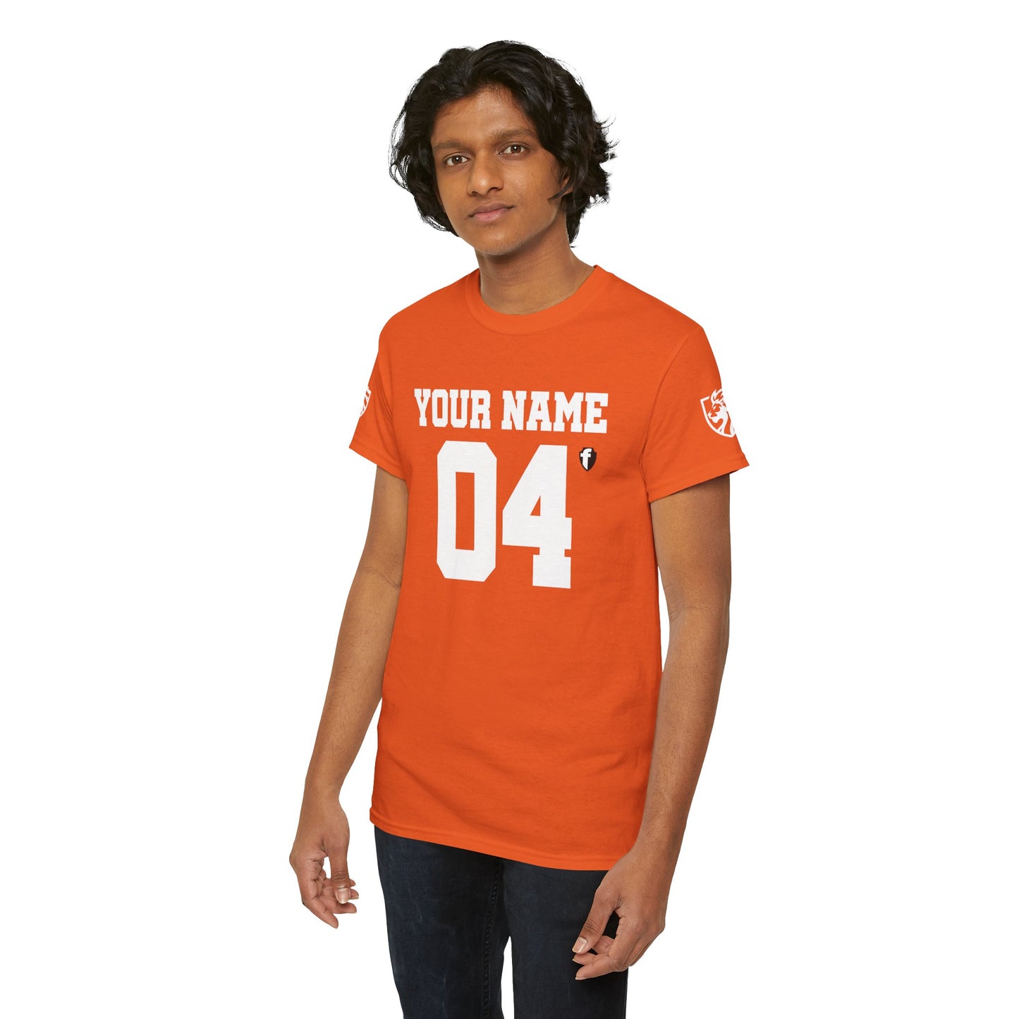'Jesus Is My Goal' — Dutch Orange football shirt — World Cup number (with personalized name and number)