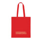 'Blessed' Cotton Tote — Minimalist faith tote bag with ‘BLESSED’ text and Focall emblem