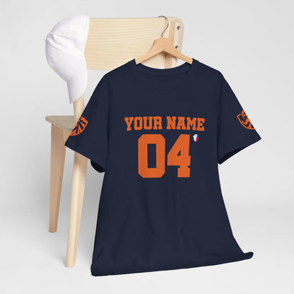 ‘Jesus Is My Goal’- Oranje Ontwerp - Voetbal Nederlands WK-T-shirt  (met gepersonaliseerde naam en nummer)