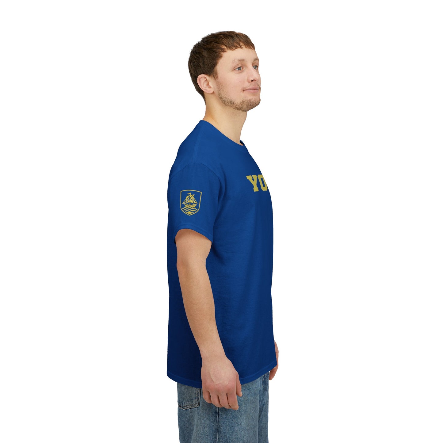 'Play For His Glory' Curaçao Blauw voetbalshirt - WK nummer (met gepersonaliseerde naam en rugnummer)