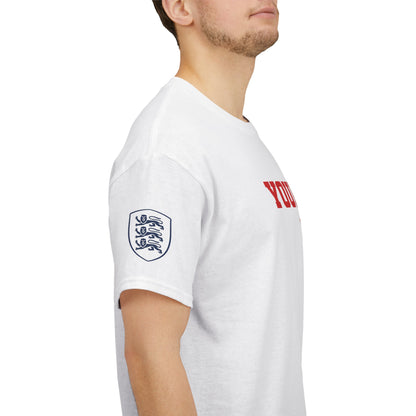 ONE KING — England World Cup Edition Sports T-Shirt (personalized with your own name and number)
