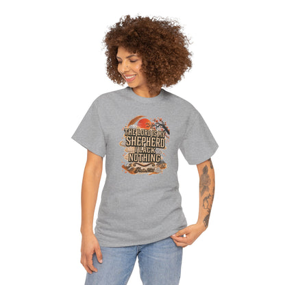 'The Lord Is My Shepherd' Psalm 23:1 - Graphic T-Shirt — Limited Edition