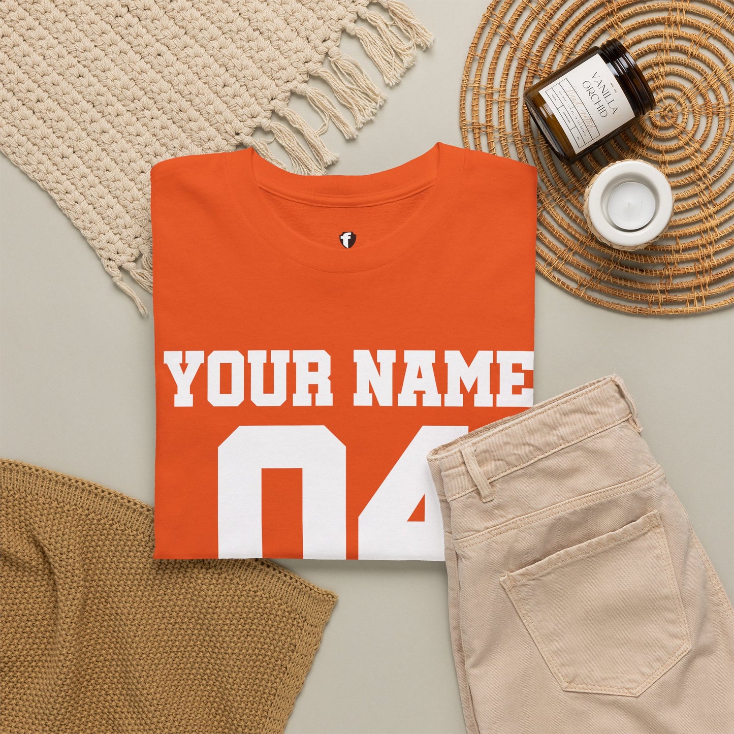 'Jesus Is My Goal' — Dutch Orange football shirt — World Cup number (with personalized name and number)
