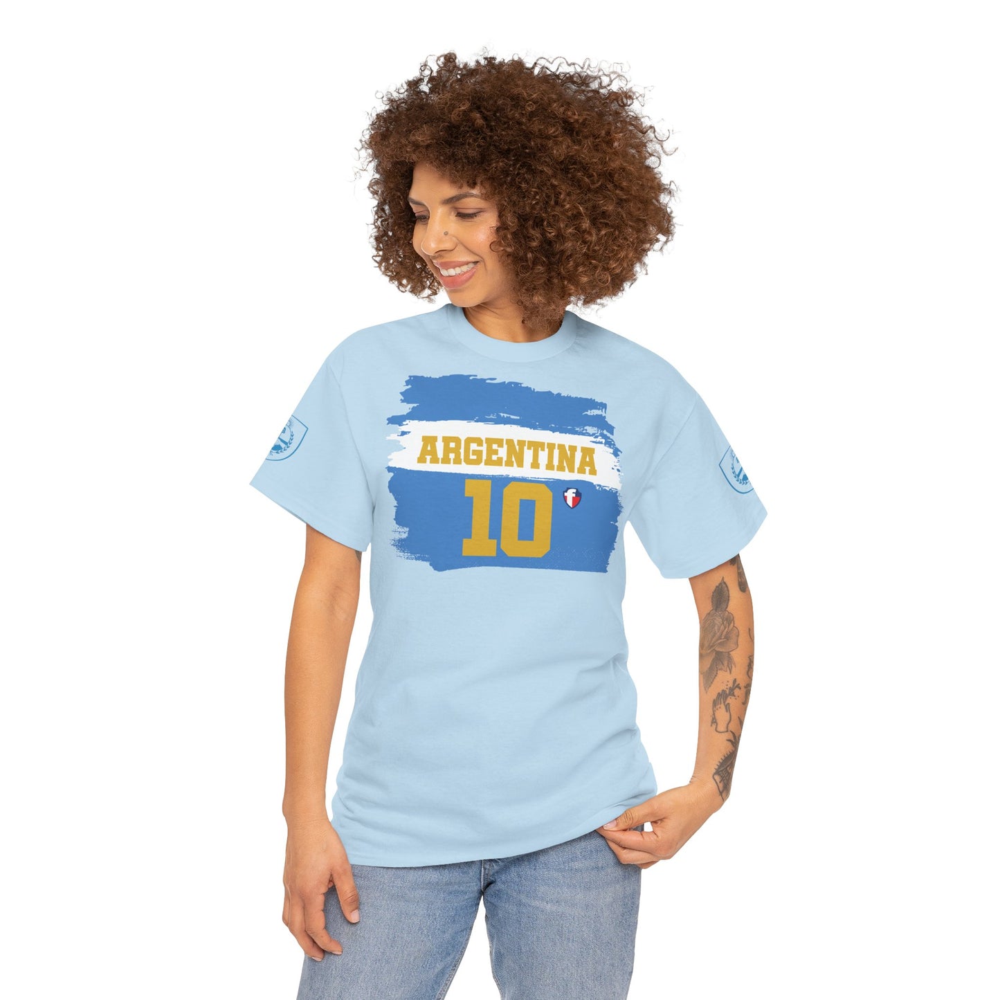 The Greatest Name – Phil. 2:9 | Argentina World Cup Edition | Personalized T-shirt