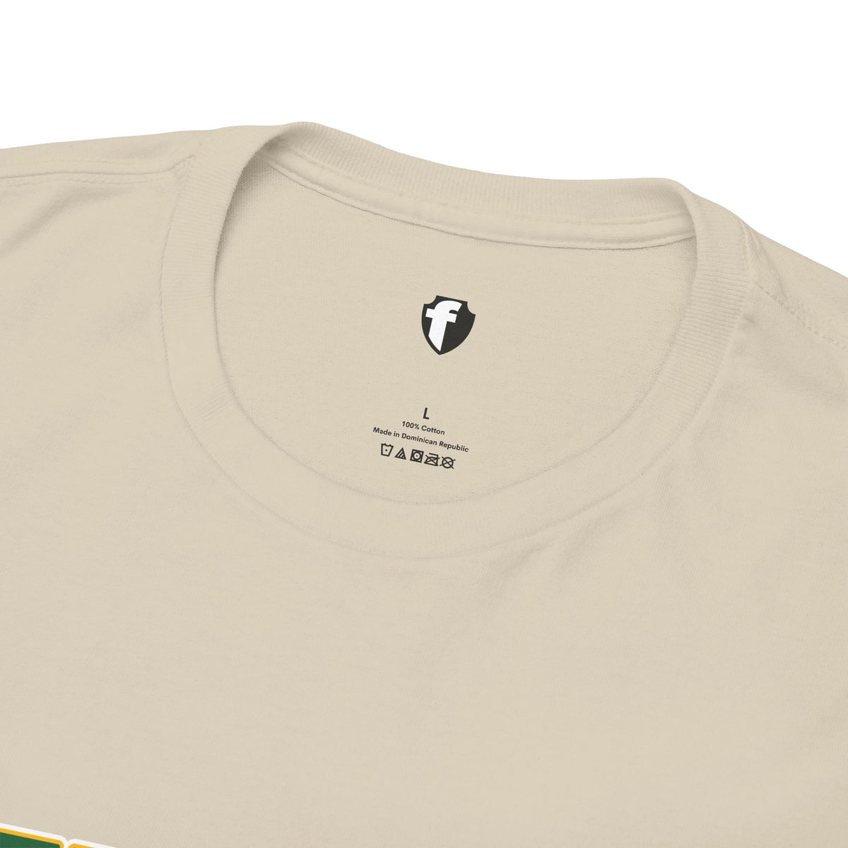 JESUS, Son of God - Varsity T-Shirt - Green Letters