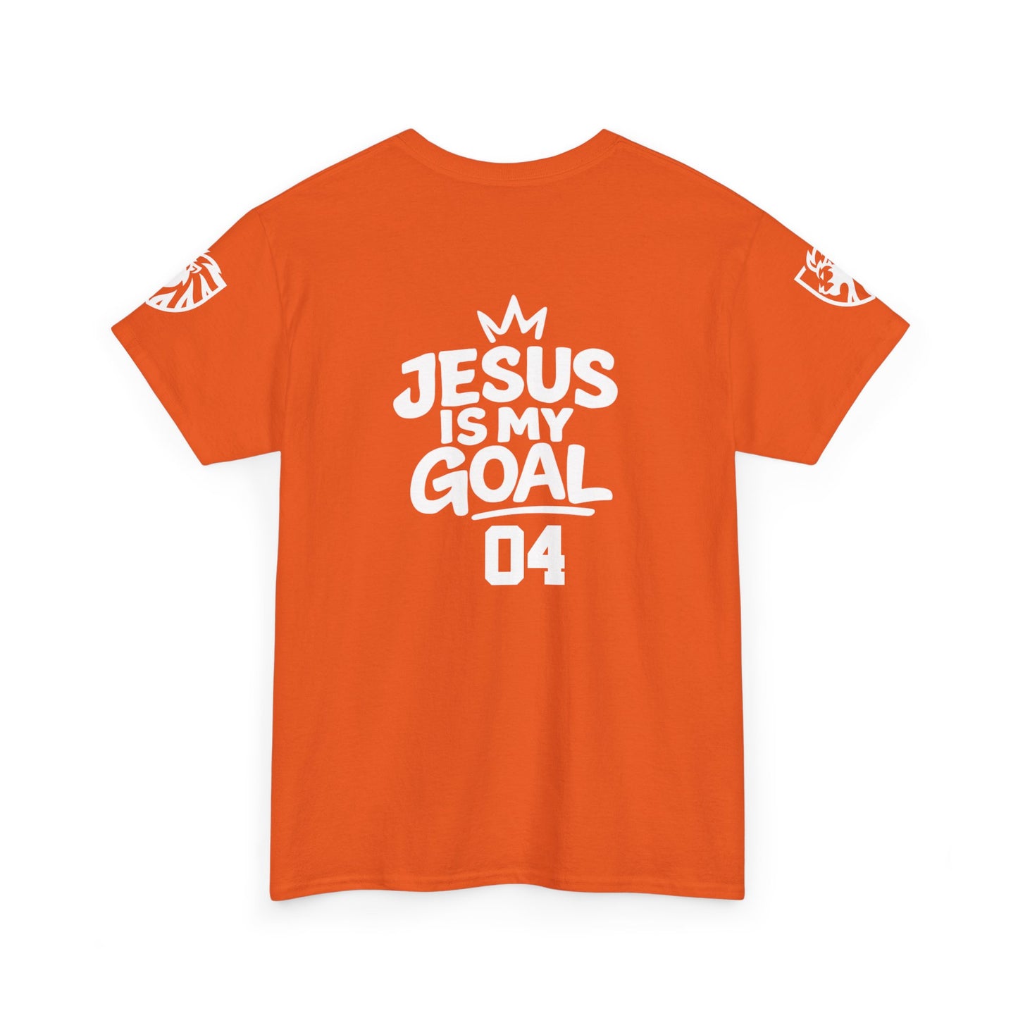 'Jesus Is My Goal'  — Nederlands Oranje voetbalshirt — WK-nummer (met gepersonaliseerde naam en nummer)