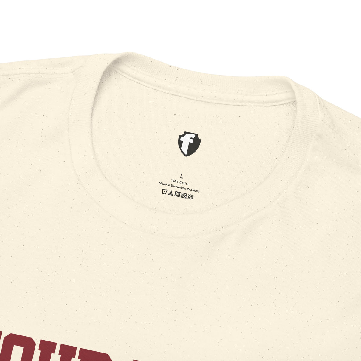 'Jesus Is My Goal' — Natural Football Shirt in Spanish style (WC no. 07, personalized)