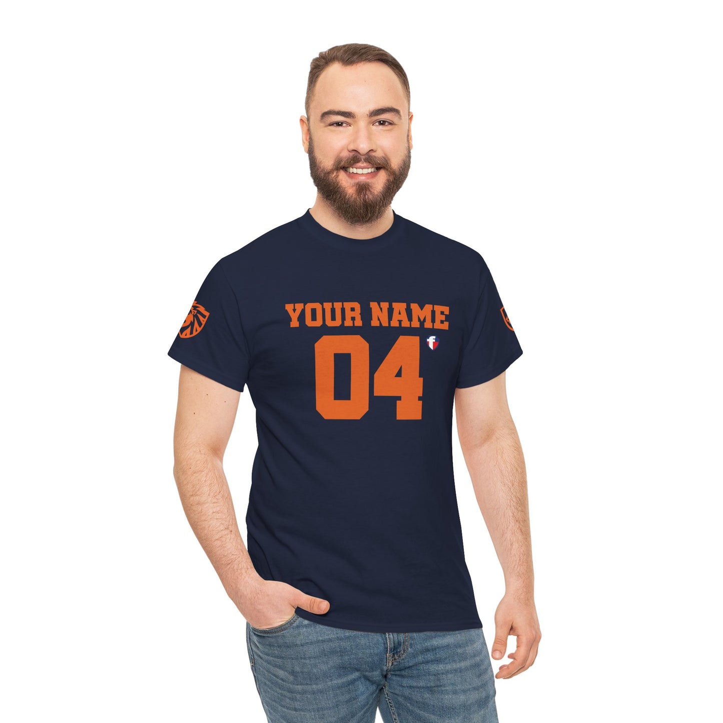 ‘Jesus Is My Goal’- Oranje Ontwerp - Voetbal Nederlands WK-T-shirt  (met gepersonaliseerde naam en nummer)