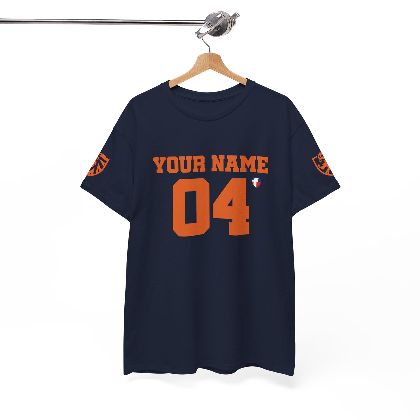 ‘Jesus Is My Goal’- Oranje Ontwerp - Voetbal Nederlands WK-T-shirt  (met gepersonaliseerde naam en nummer)