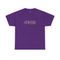 JESUS, Son of God - Varsity T-Shirt - Purple Letters