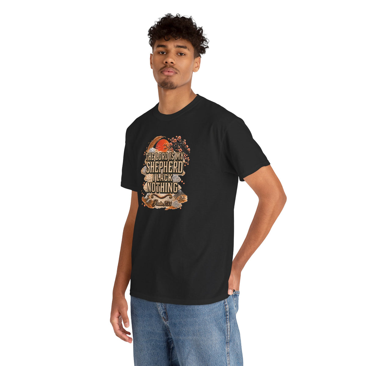 'The Lord Is My Shepherd' Psalm 23:1 - Graphic T-Shirt — Limited Edition