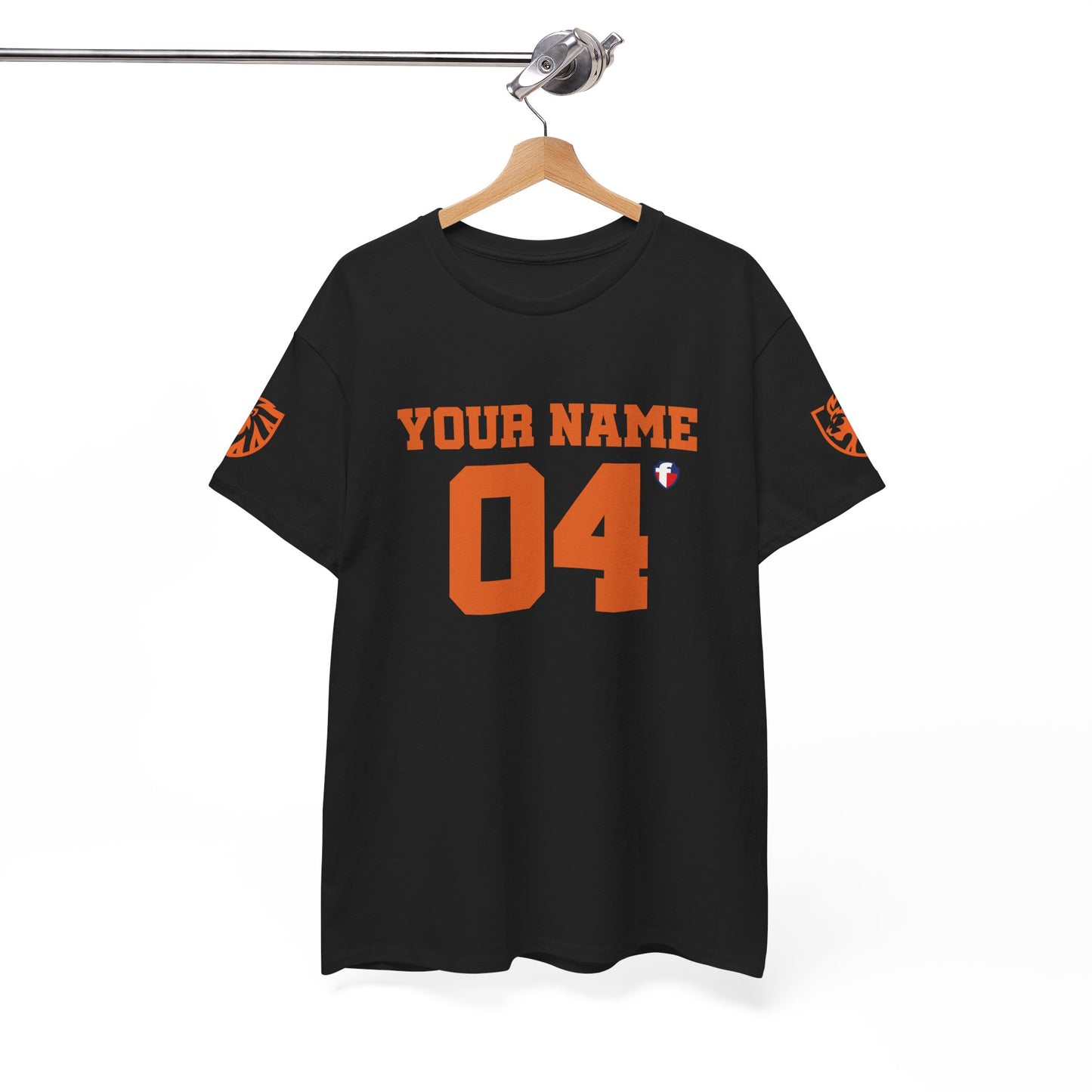 ‘Jesus Is My Goal’- Oranje Ontwerp - Voetbal Nederlands WK-T-shirt  (met gepersonaliseerde naam en nummer)