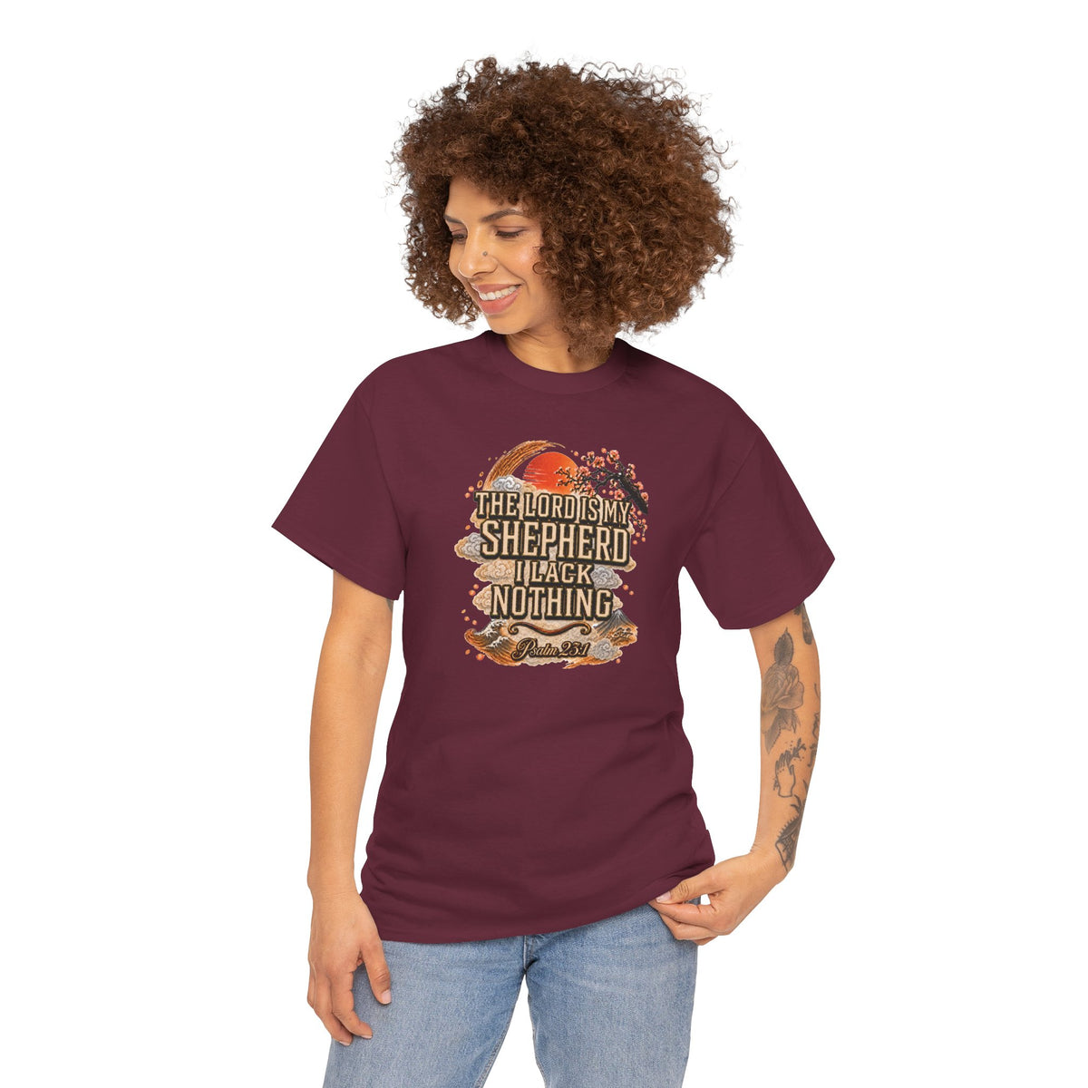 'The Lord Is My Shepherd' Psalm 23:1 - Graphic T-Shirt — Limited Edition