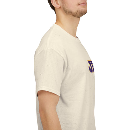 JESUS, Son of God - Varsity T-Shirt - Purple Letters