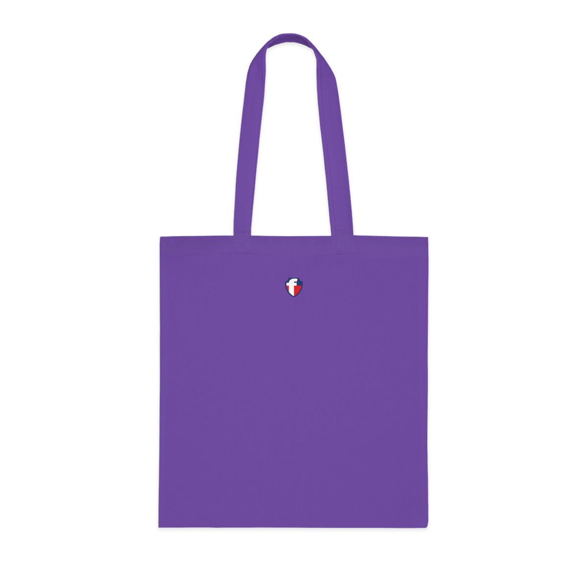 'Blessed' Cotton Tote — Minimalist faith tote bag with ‘BLESSED’ text and Focall emblem