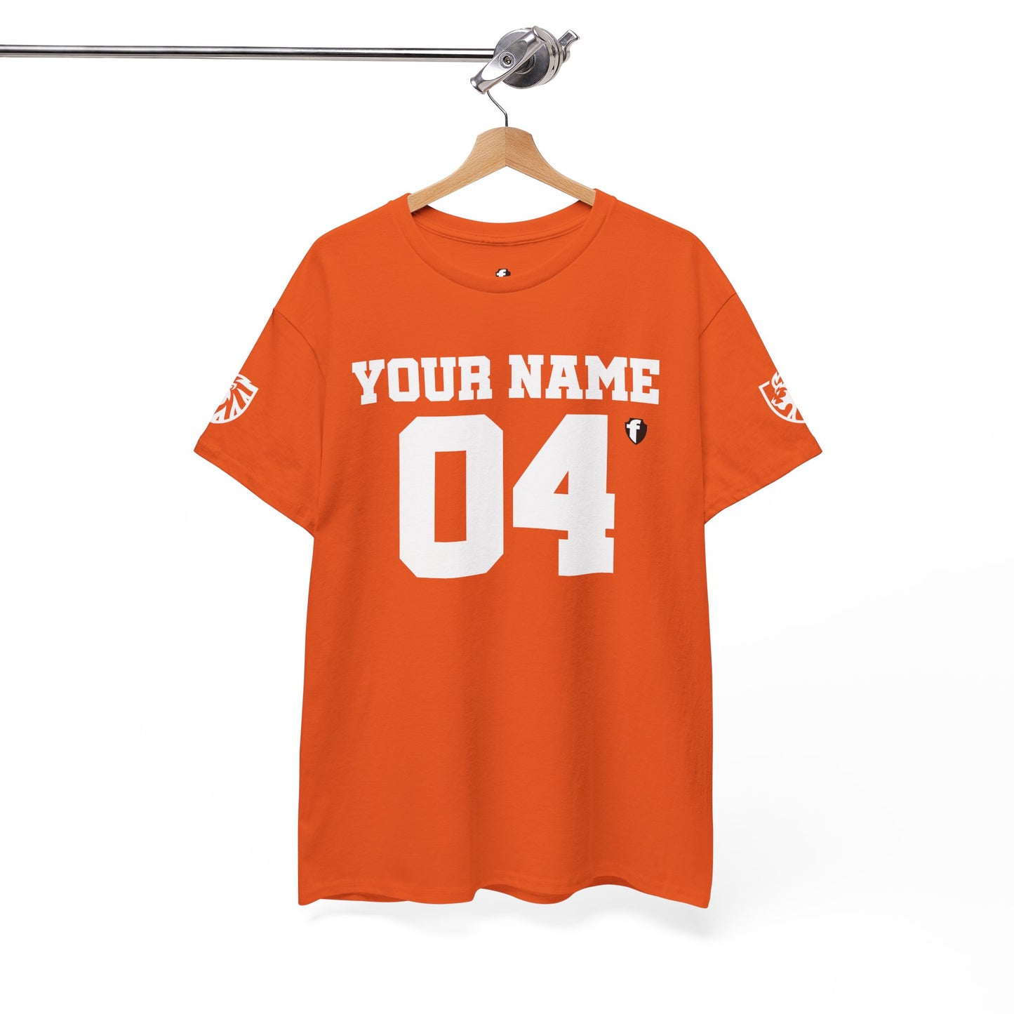 'Jesus Is My Goal' — Dutch Orange football shirt — World Cup number (with personalized name and number)