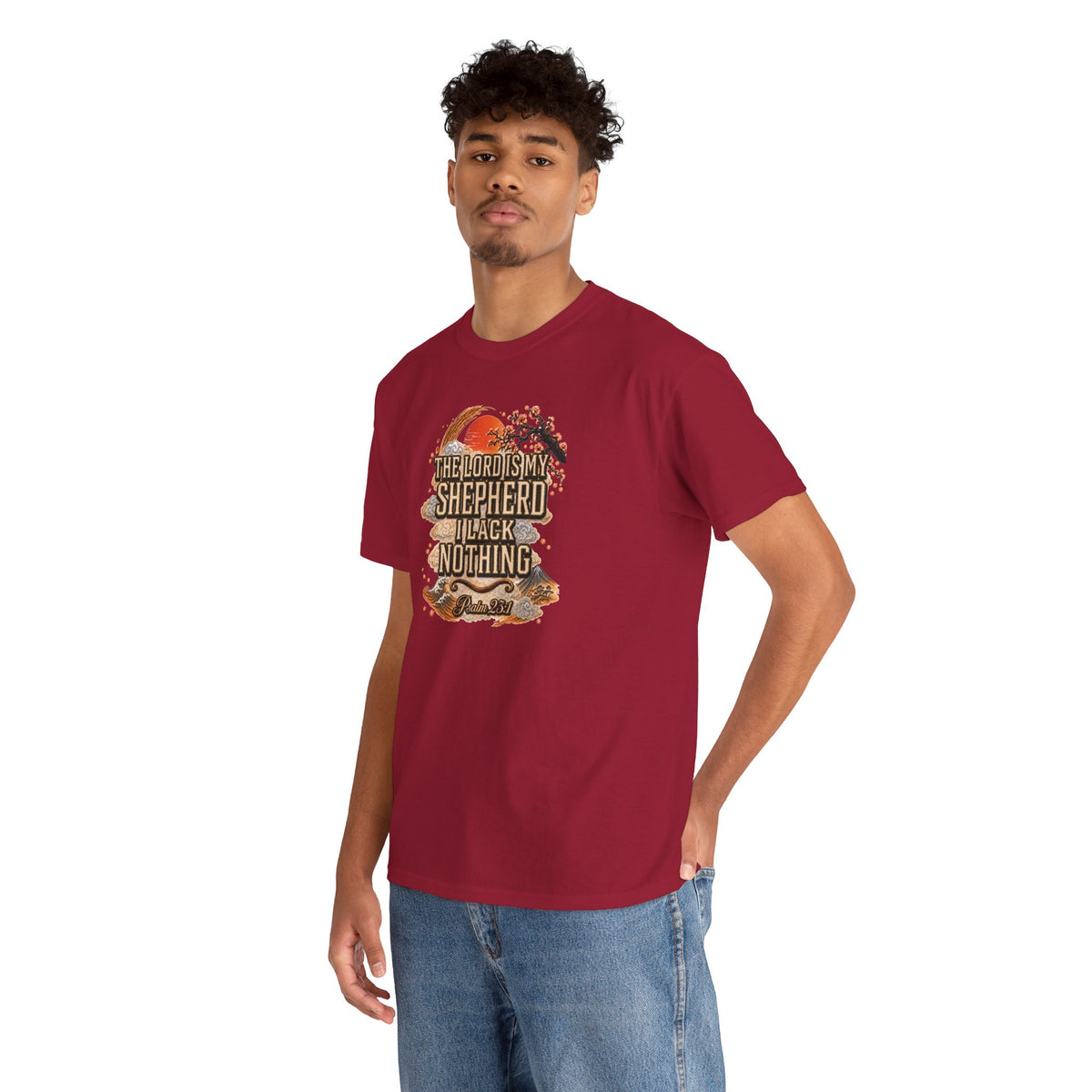 'The Lord Is My Shepherd' Psalm 23:1 - Graphic T-Shirt — Limited Edition