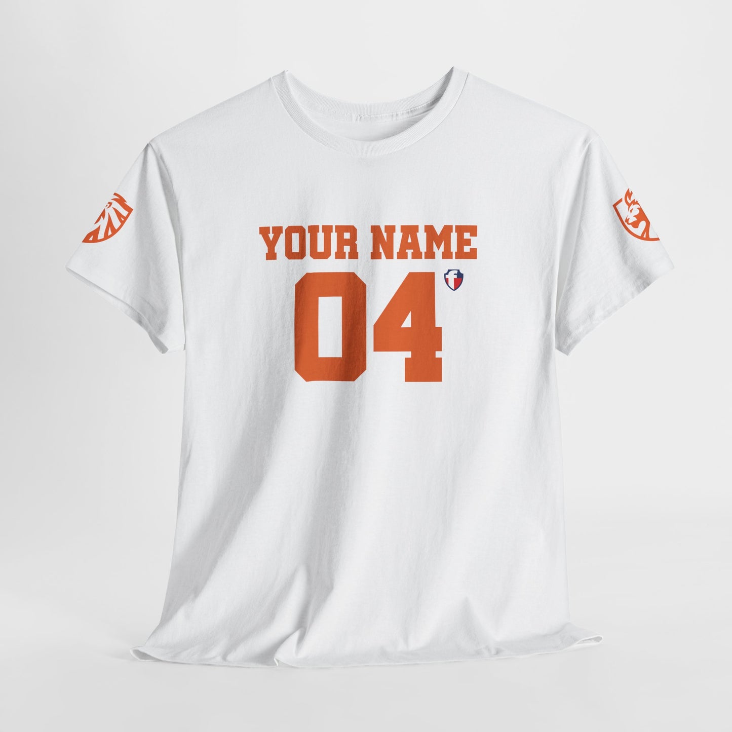 ‘Jesus Is My Goal’- Oranje Ontwerp - Voetbal Nederlands WK-T-shirt  (met gepersonaliseerde naam en nummer)