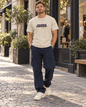 JESUS, Son of God - Varsity T-Shirt - Blauwe Letters