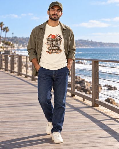 'The Lord Is My Shepherd' Psalm 23:1 - Graphic T-Shirt — Limited Edition