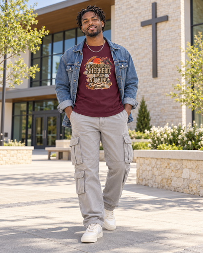 'The Lord Is My Shepherd' Psalm 23:1 - Graphic T-Shirt — Limited Edition