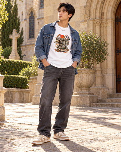 'The Lord Is My Shepherd' Psalm 23:1 - Graphic T-Shirt — Limited Edition