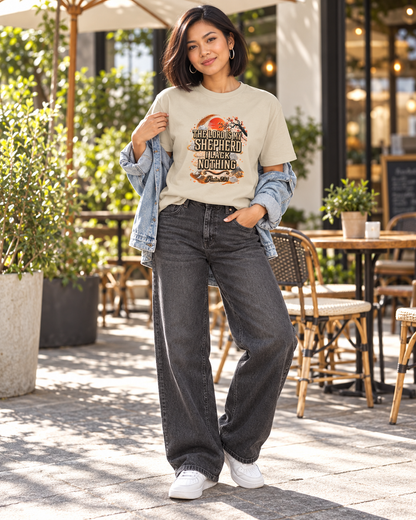 'The Lord Is My Shepherd' Psalm 23:1 - Graphic T-Shirt — Limited Edition