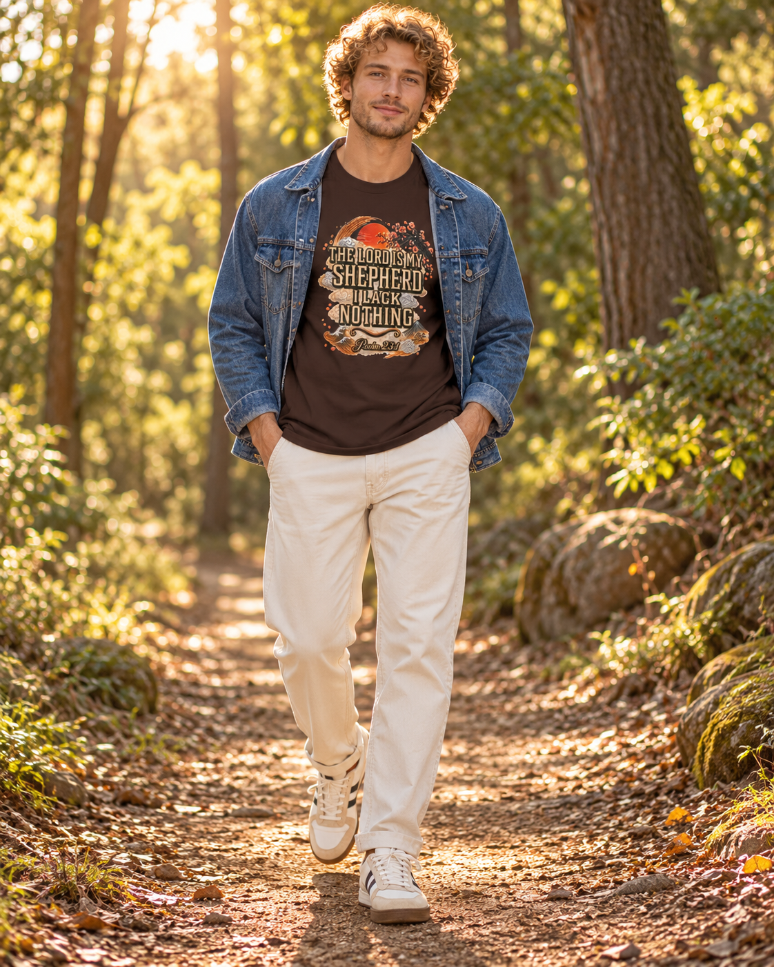 'The Lord Is My Shepherd' Psalm 23:1 - Graphic T-Shirt — Limited Edition