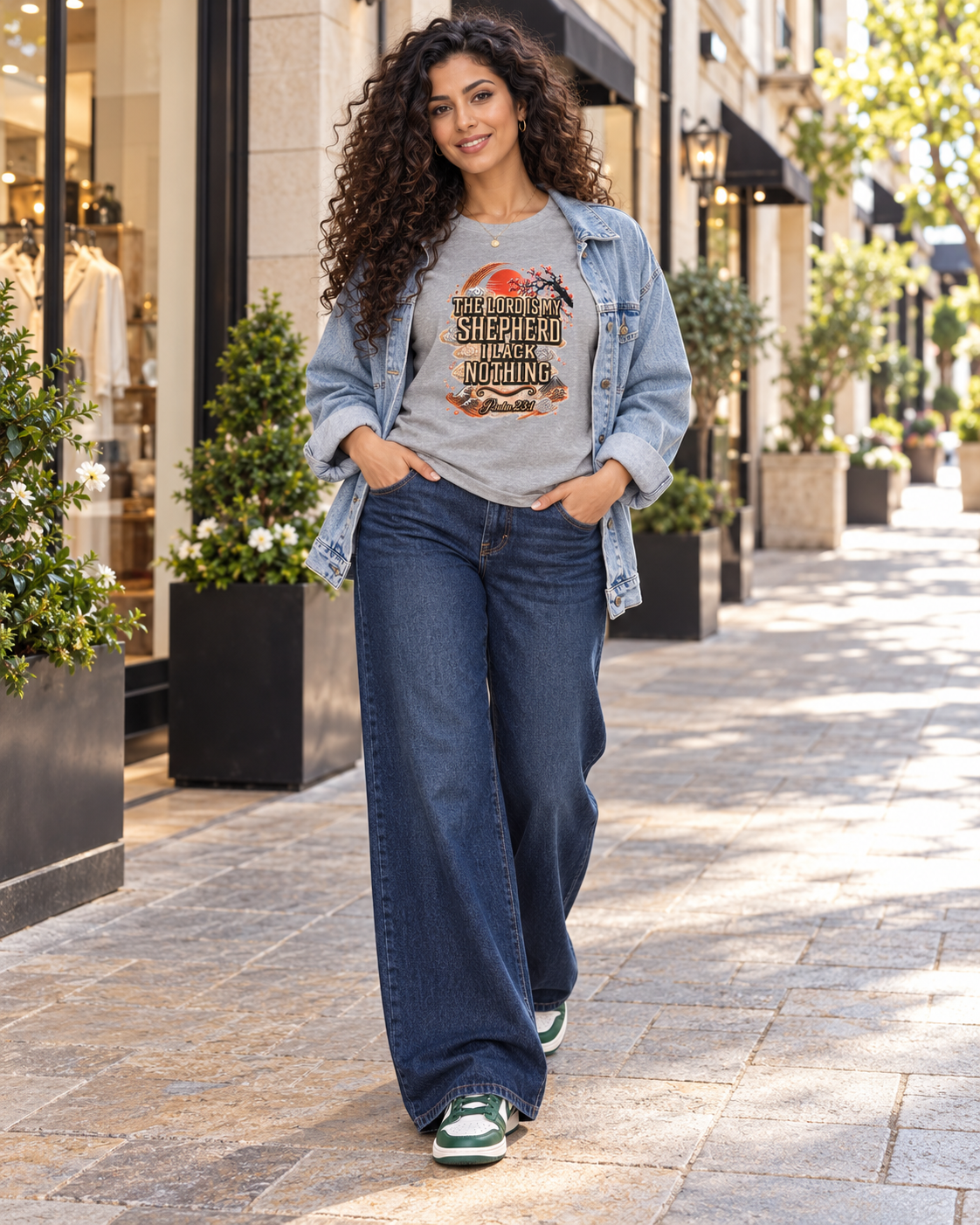 'The Lord Is My Shepherd' Psalm 23:1 - Graphic T-Shirt — Limited Edition