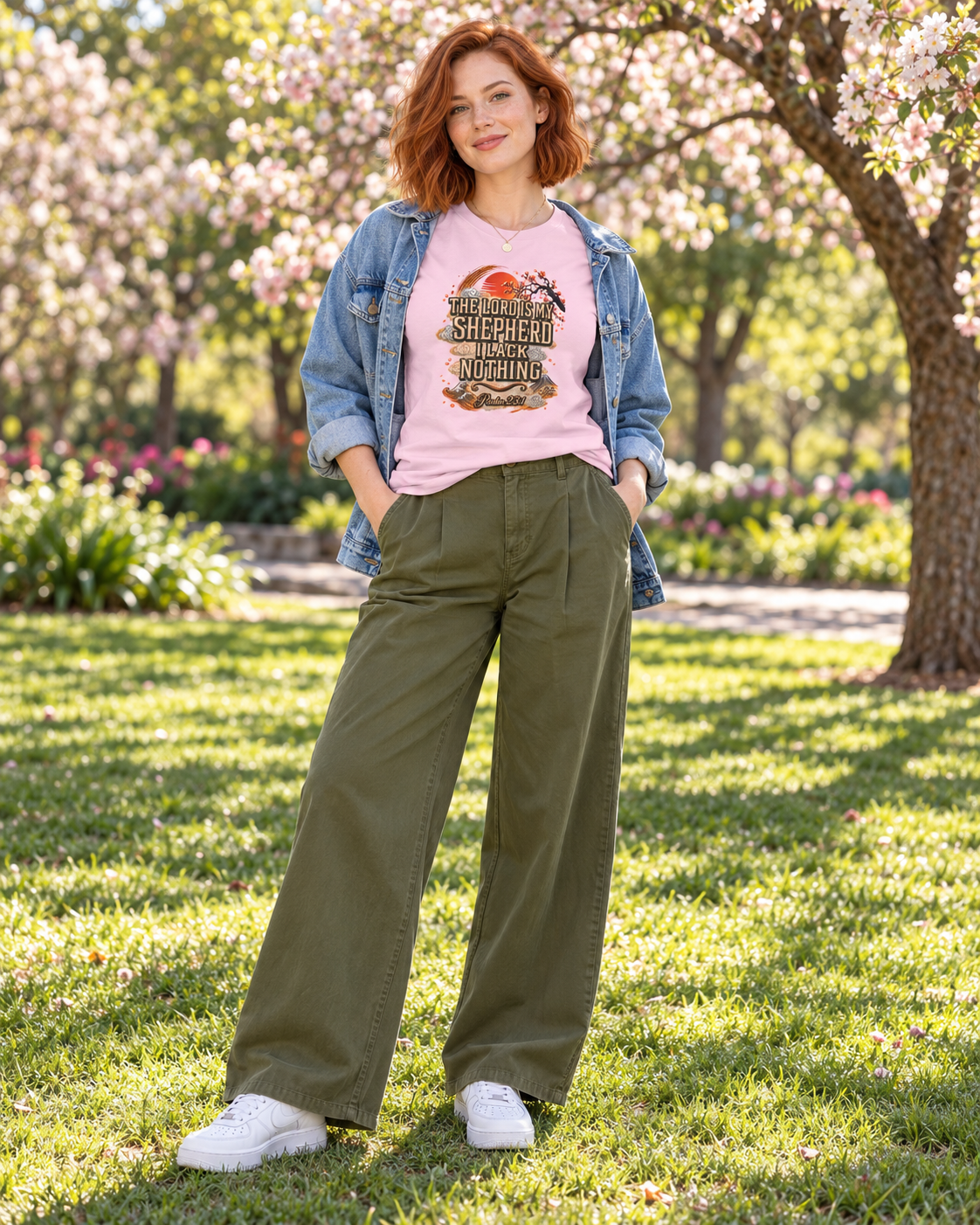 'The Lord Is My Shepherd' Psalm 23:1 - Graphic T-Shirt — Limited Edition