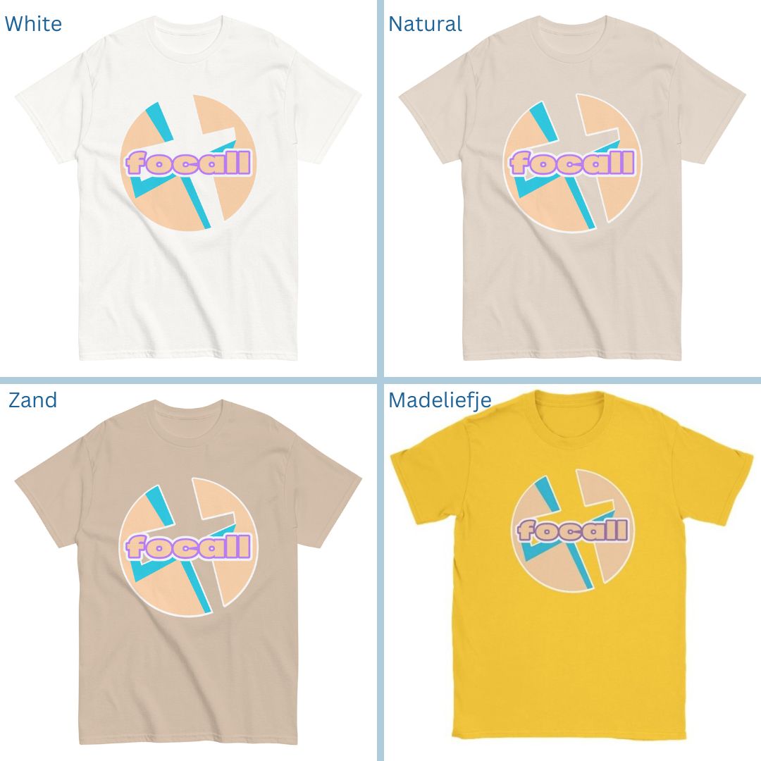 Classic Unisex Crew Neck T-Shirt | Focall Cross