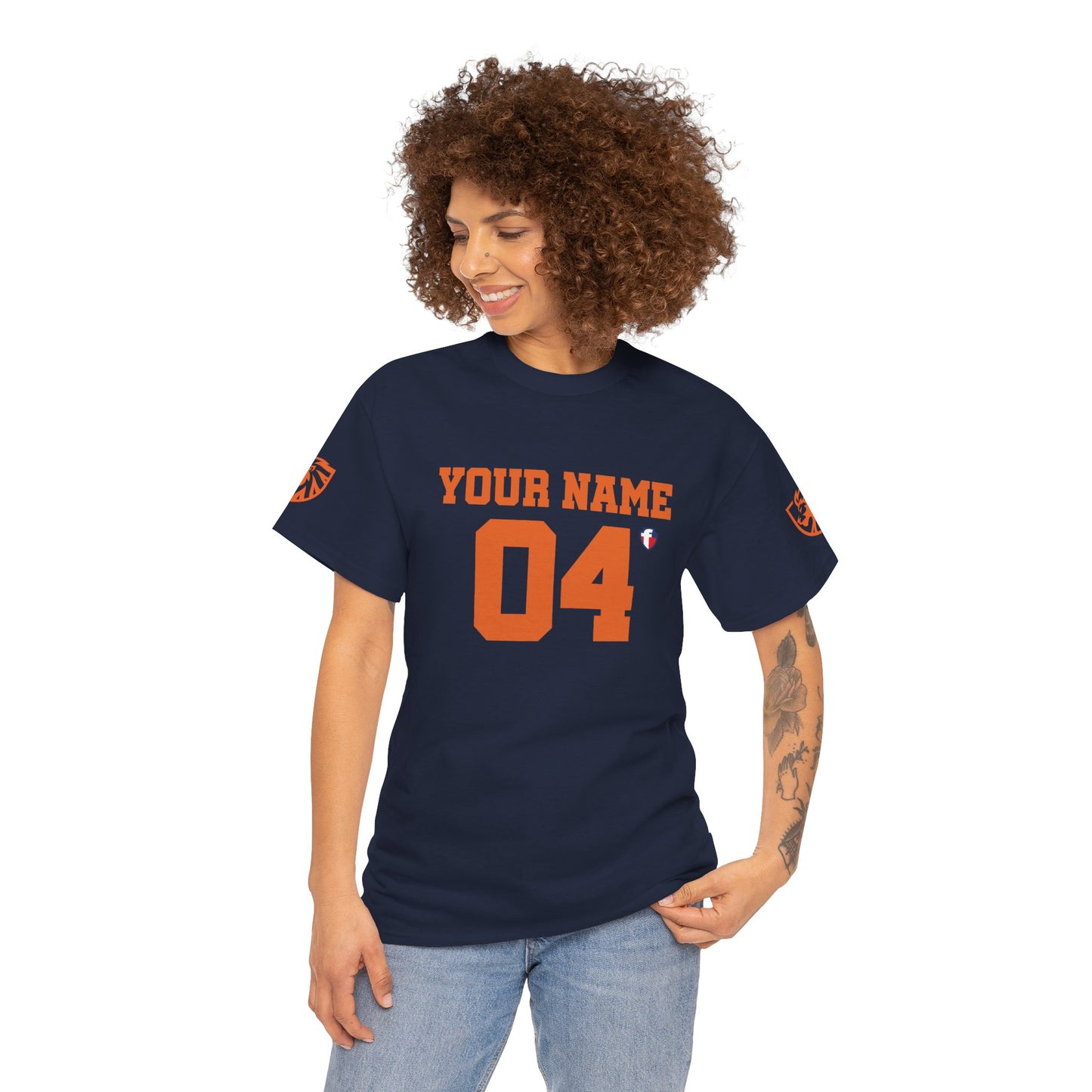 ‘Jesus Is My Goal’- Oranje Ontwerp - Voetbal Nederlands WK-T-shirt  (met gepersonaliseerde naam en nummer)